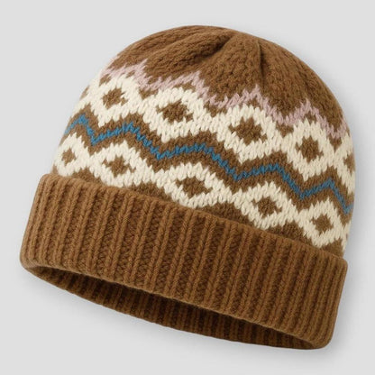 Sky Madrid Ontario Retro Knitted Beanie