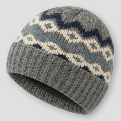 Sky Madrid Ontario Retro Knitted Beanie