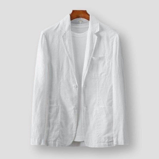 Sky Madrid Linen Pocket Blazer