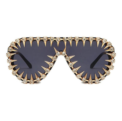 Sky Madrid Rhinestone Punk Sunglasses