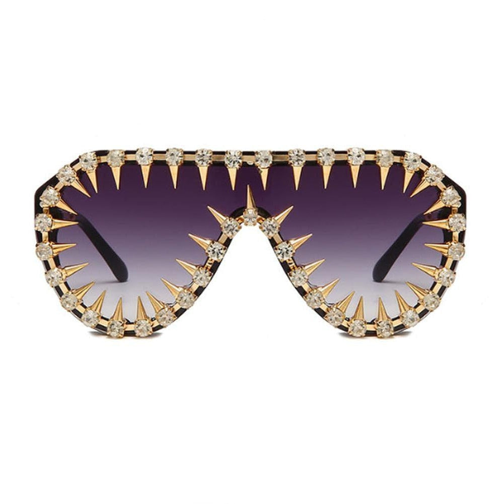 Sky Madrid Rhinestone Punk Sunglasses