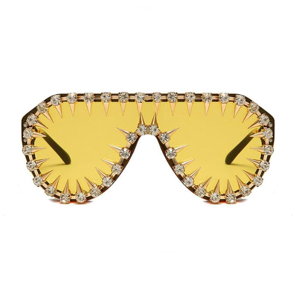 Sky Madrid Rhinestone Punk Sunglasses