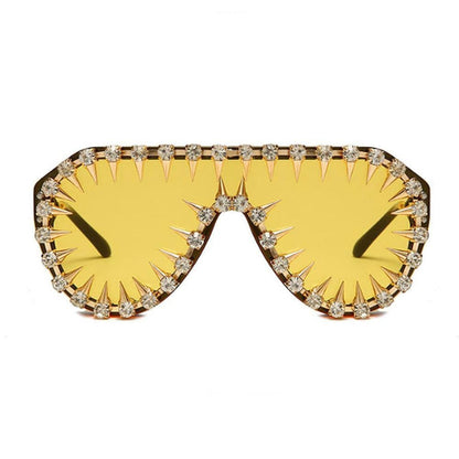 Sky Madrid Rhinestone Punk Sunglasses