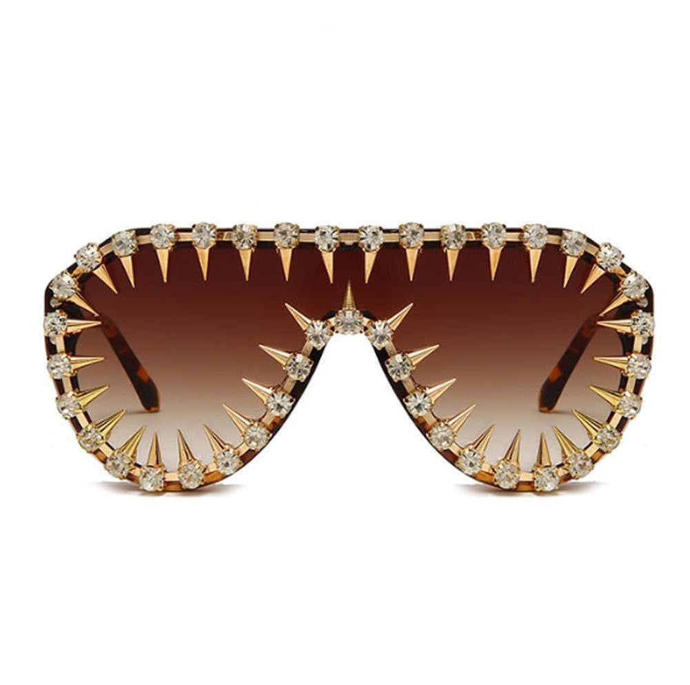 Sky Madrid Rhinestone Punk Sunglasses