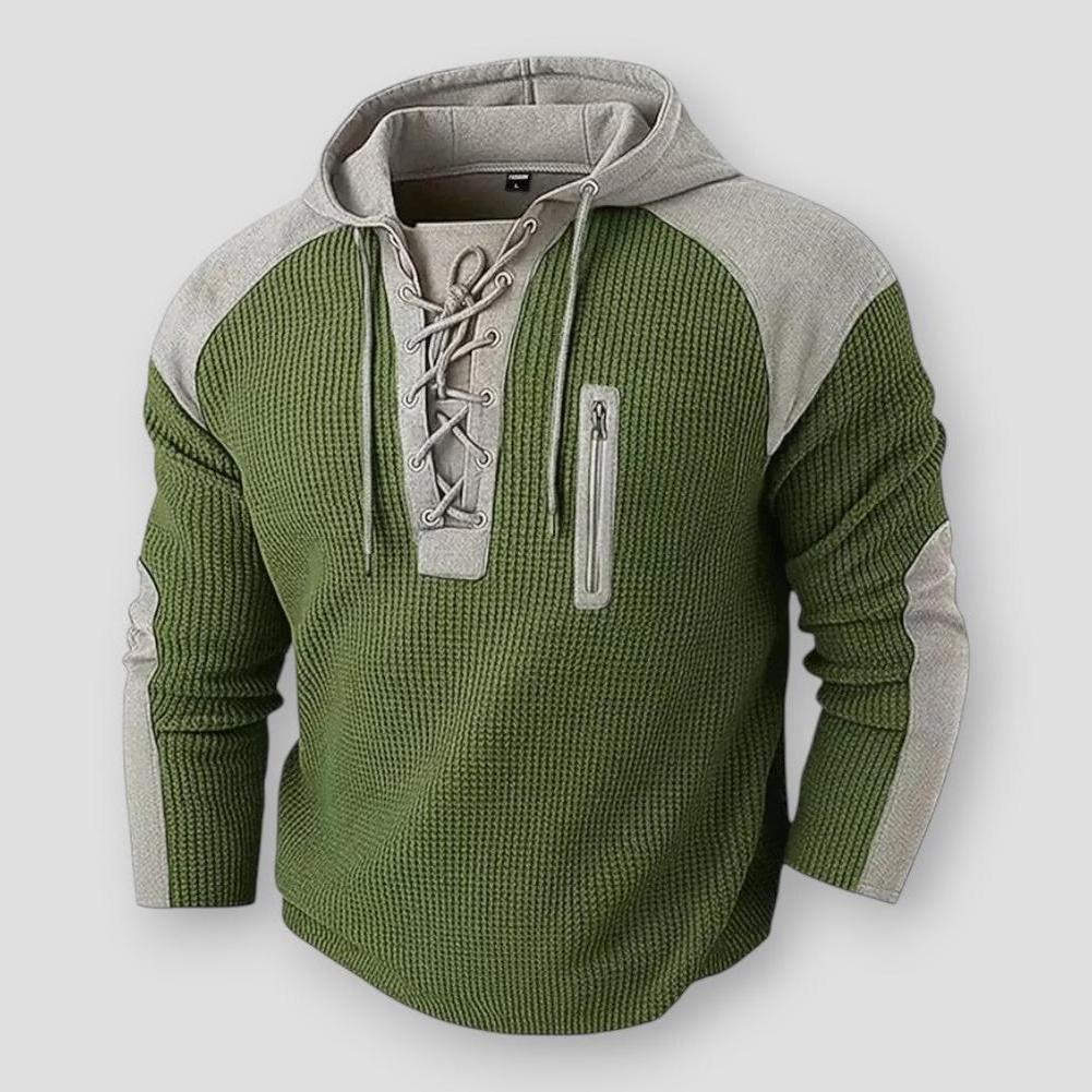 Sky Madrid Shelton Vintage Hooded Sweater