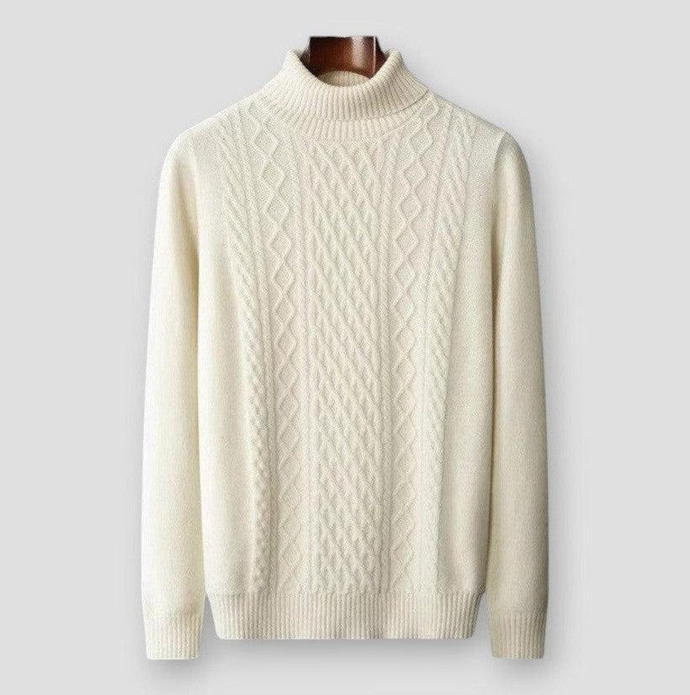 Sky Madrid Stuttgart High-Necked Wool Sweater