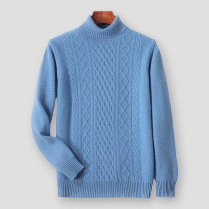 Sky Madrid Stuttgart High-Necked Wool Sweater