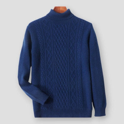 Sky Madrid Stuttgart High-Necked Wool Sweater
