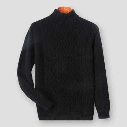 Sky Madrid Stuttgart High-Necked Wool Sweater