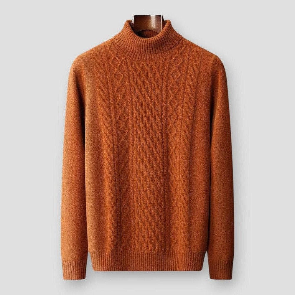 Sky Madrid Stuttgart High-Necked Wool Sweater