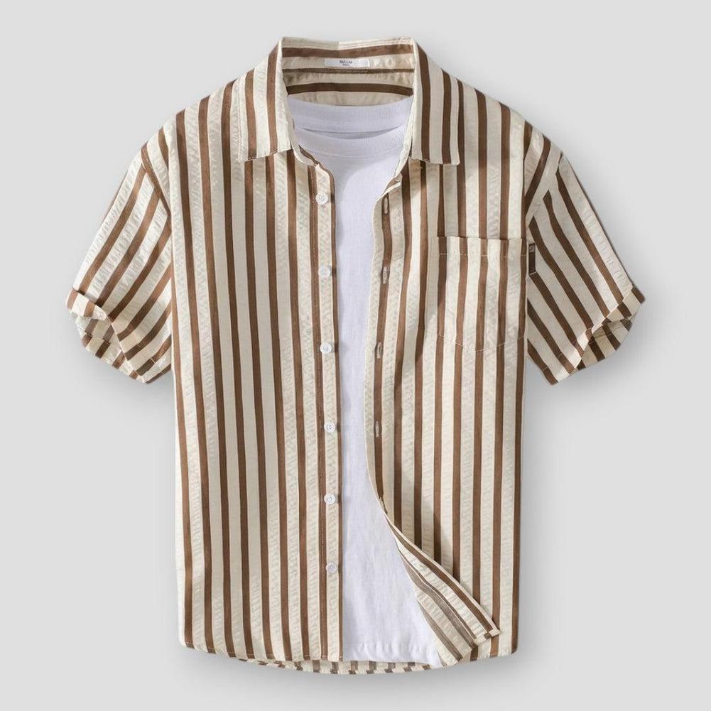 Sky Madrid Valdosta Striped Shirt