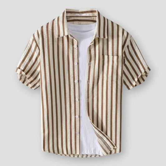 Sky Madrid Valdosta Striped Shirt