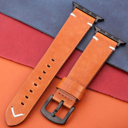 Sky Madrid Wells Leather Watchband