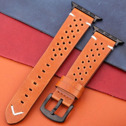 Sky Madrid Wells Leather Watchband