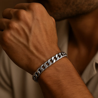Sky Madrid Pierre Stainless Steel Chain Bracelet