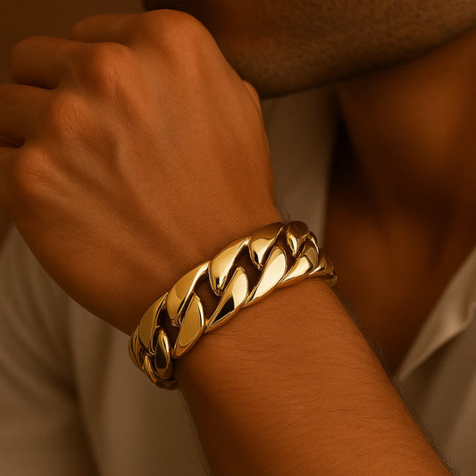 Stainless Steel Chunky Chain Bracelet