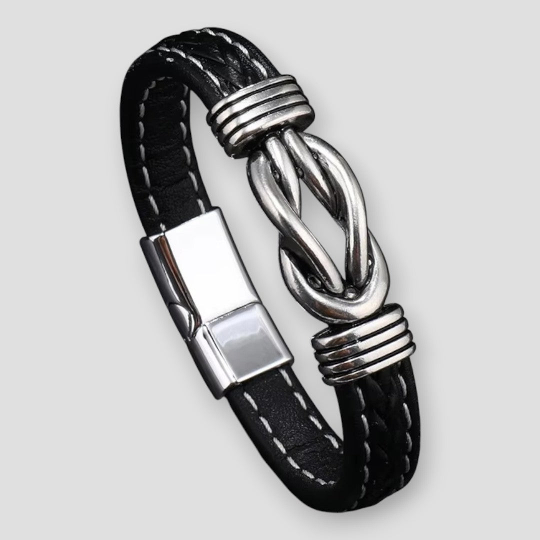 Sky Madrid Conway Irregular Leather Bracelet