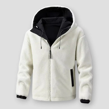 Saint Morris Douglas Reversible Fleece-Lined Hooded Jacket