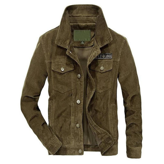 Sky Madrid Corduroy Button-Up Jacket