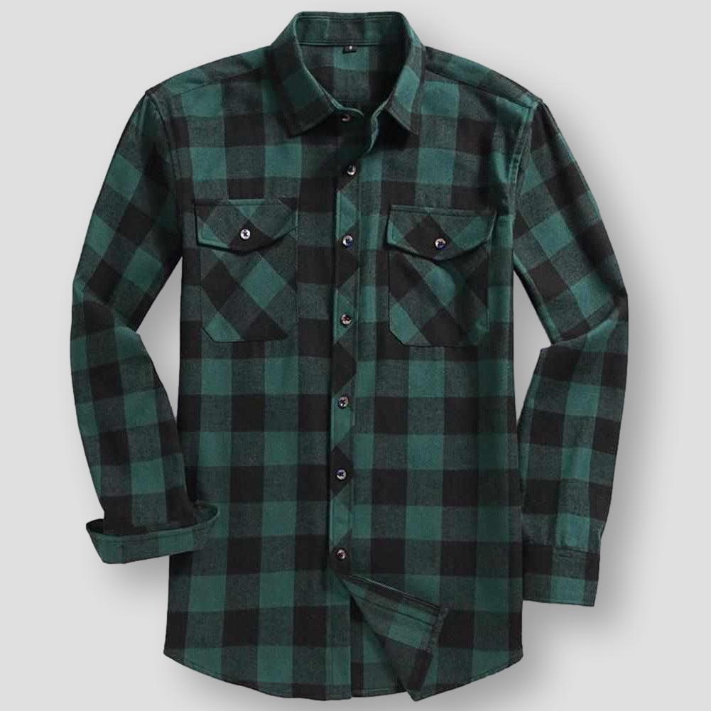 Saint Morris Plaid Flannel Shirt – Moon Mogul