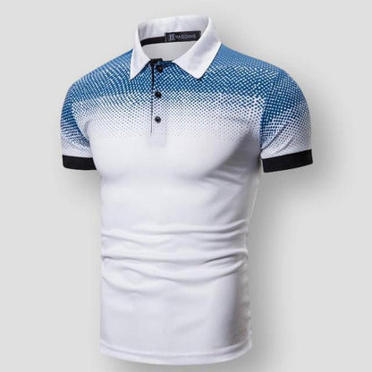 Sky Madrid Graphic Slim Polo Shirt