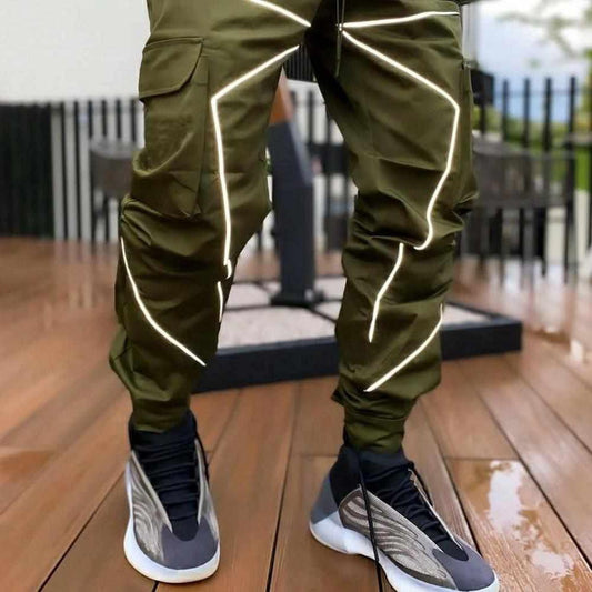 Sky Madrid Reflective Cargo Pants