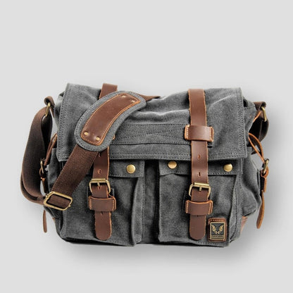 Sky Madrid Canvas Messenger Bag