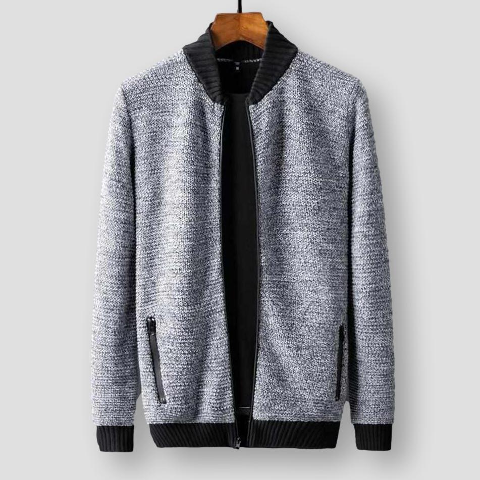 Saint Morris Knitted Wool Cardigan