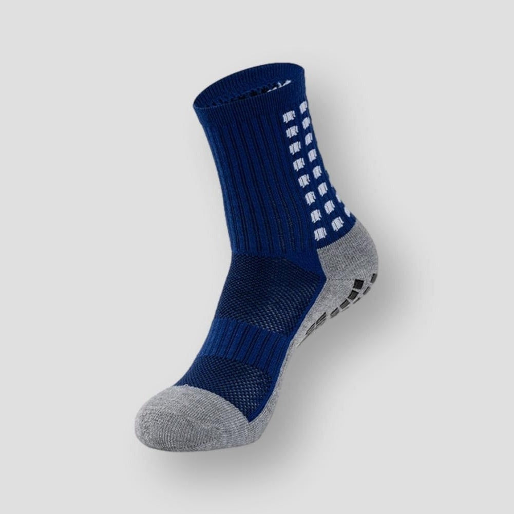 Sky Madrid Non-Slip Crew Socks