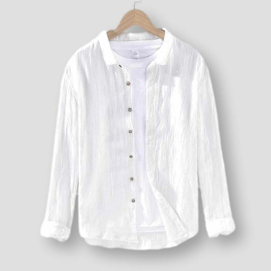 Saint Morris Linen Wrinkled Shirt