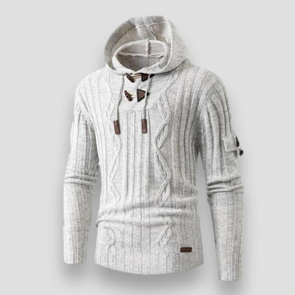 North Royal Knitted Hooded Pullover