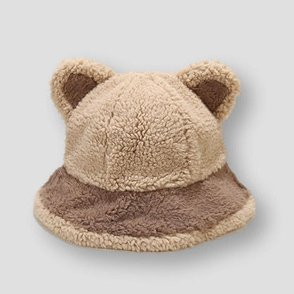 Sky Madrid Plush Ear Bucket Hat