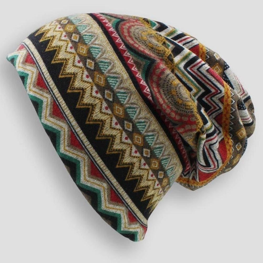 Sky Madrid Oaxaca Graphic Beanie