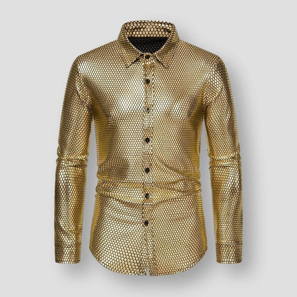 North Royal Metallic Slim Shirt