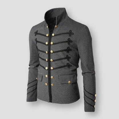 North Royal Embroidered Steampunk Coat