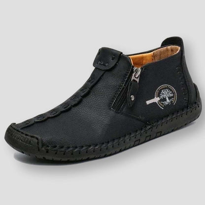 Saint Morris Leather Ankle Boots