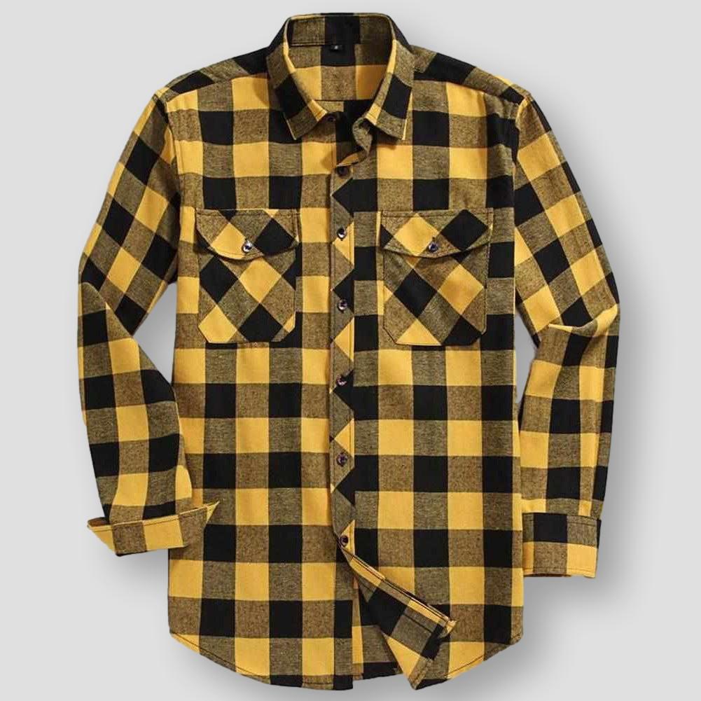 Saint Morris Plaid Flannel Shirt – Moon Mogul