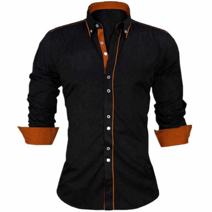 Sky Madrid Casual Button-Down Shirt