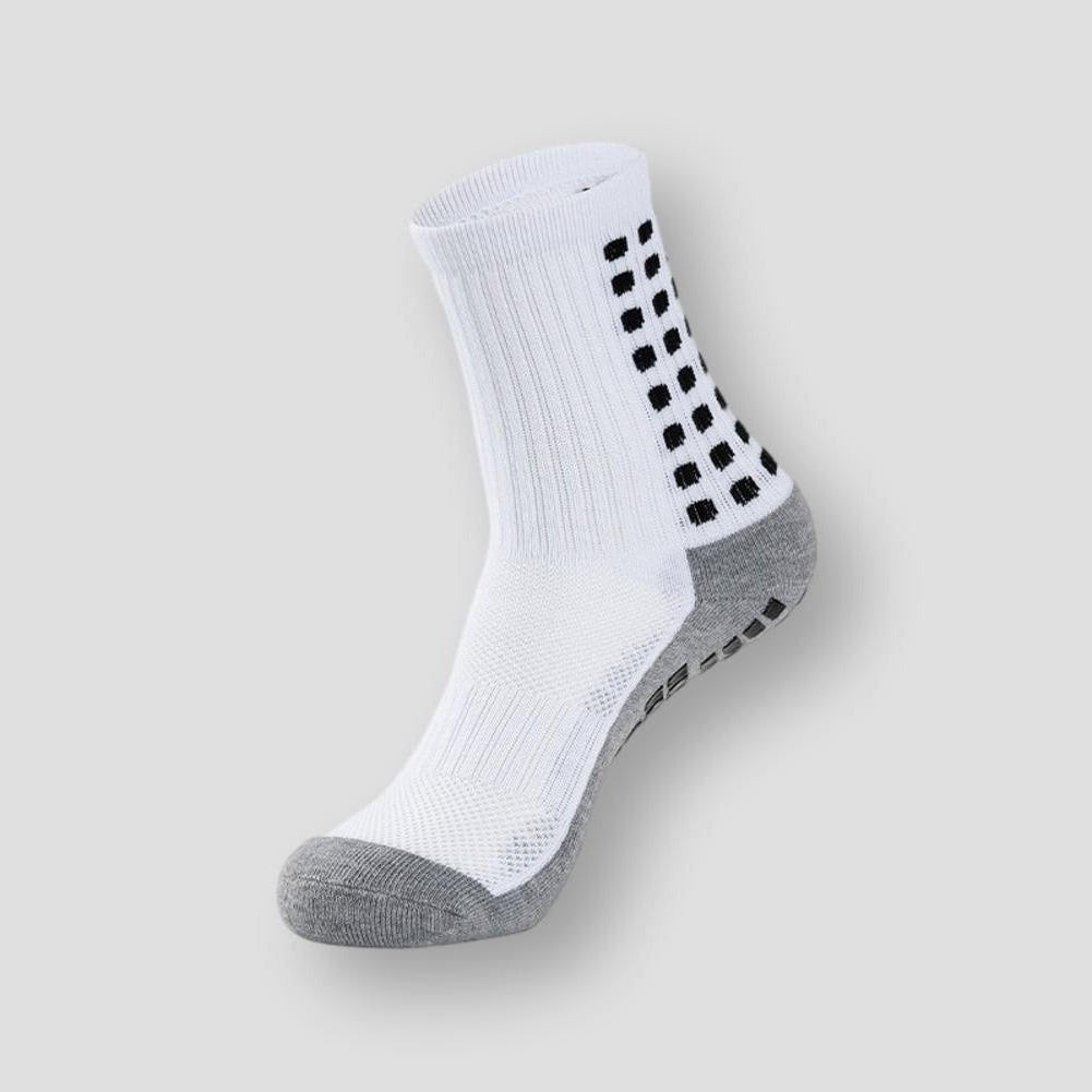 Sky Madrid Non-Slip Crew Socks