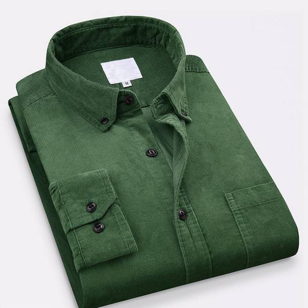 North Royal Long Sleeve Corduroy Pocket Shirt