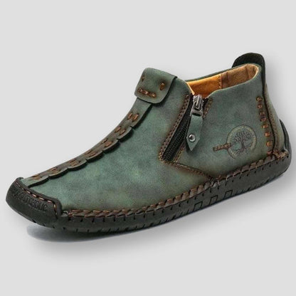 Saint Morris Leather Ankle Boots
