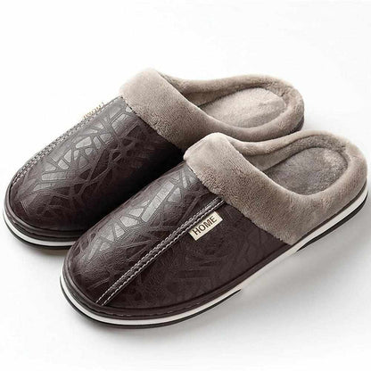 Saint Morris Leather Slippers