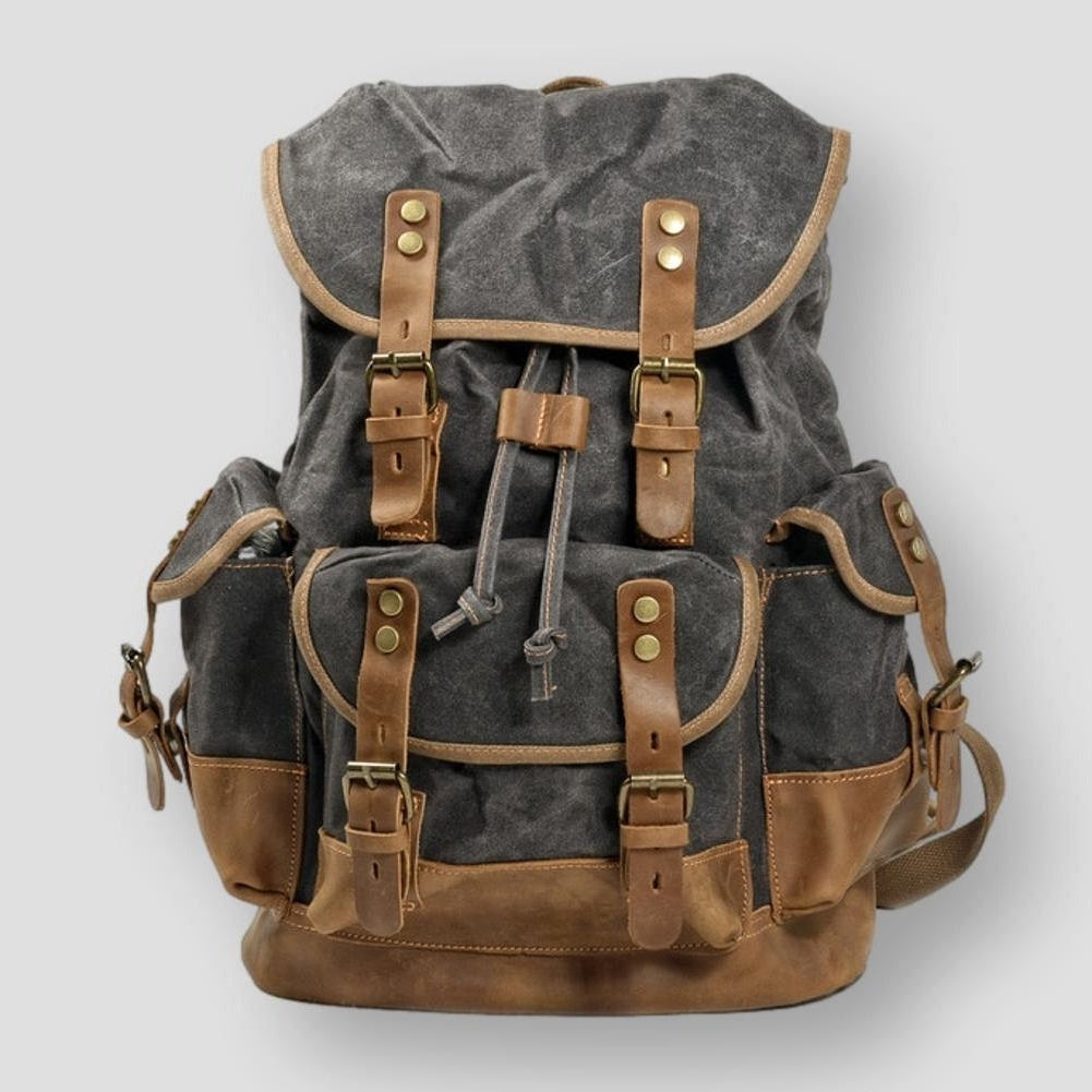 Sky Madrid Waterproof Canvas Backpack