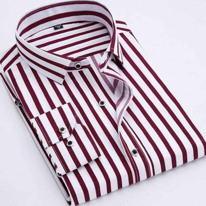 Saint Morris Long Sleeve Striped Shirt