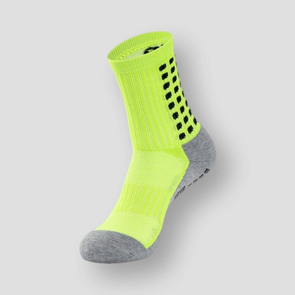 Sky Madrid Non-Slip Crew Socks