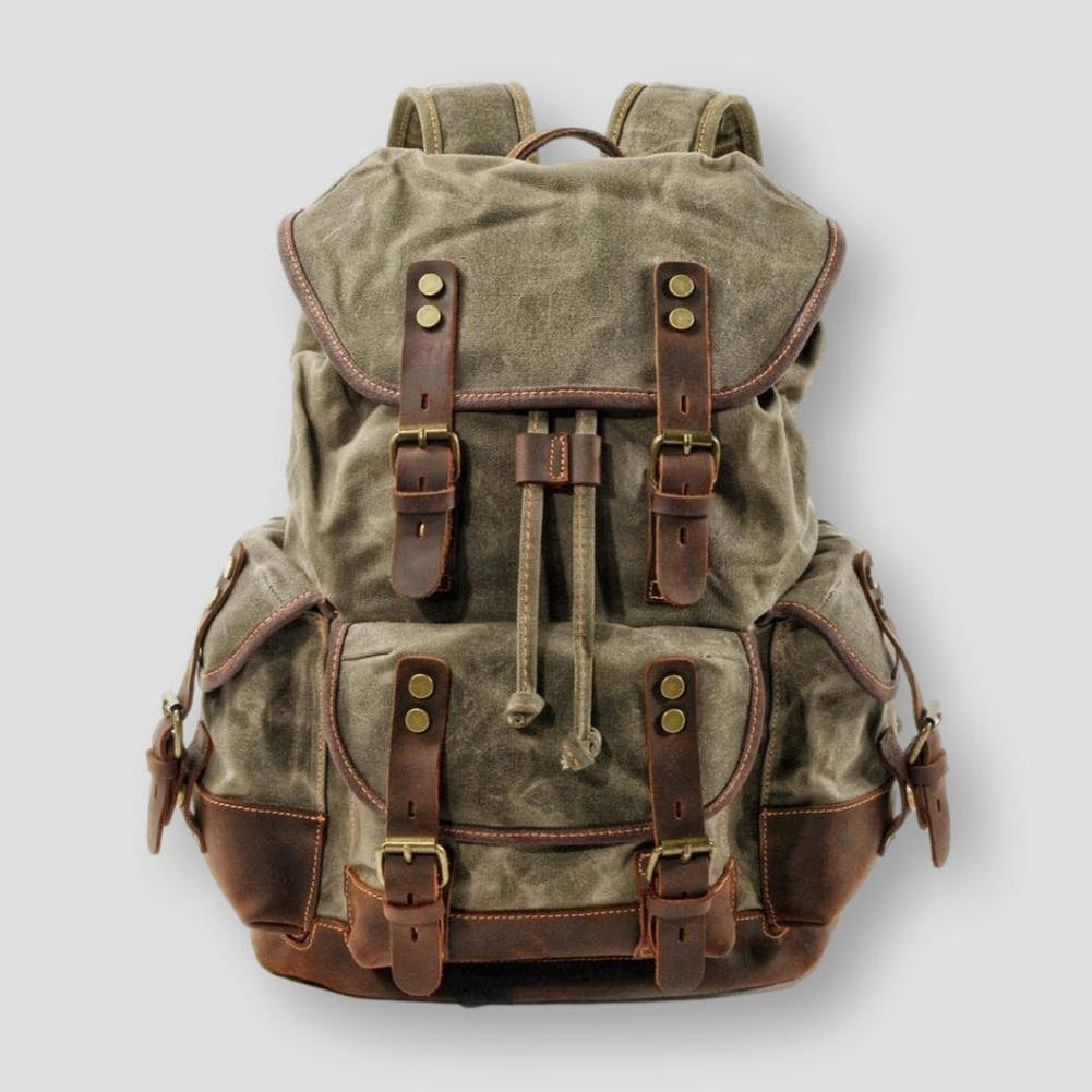 Sky Madrid Waterproof Canvas Backpack