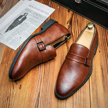 Sky Madrid Leather Dress Loafers