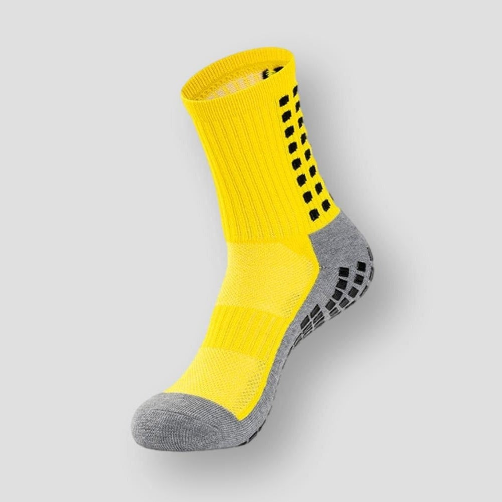 Sky Madrid Non-Slip Crew Socks