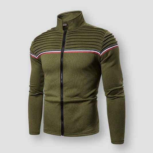 Saint Morris Concord Pleated Cardigan