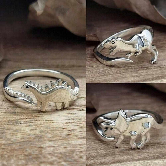 North Royal Adjustable Dinosaur Ring